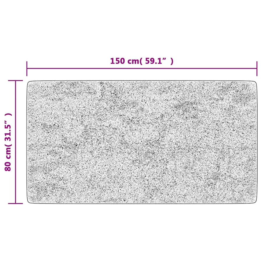 Tapis lavable 80x150 cm Multicolore - 6