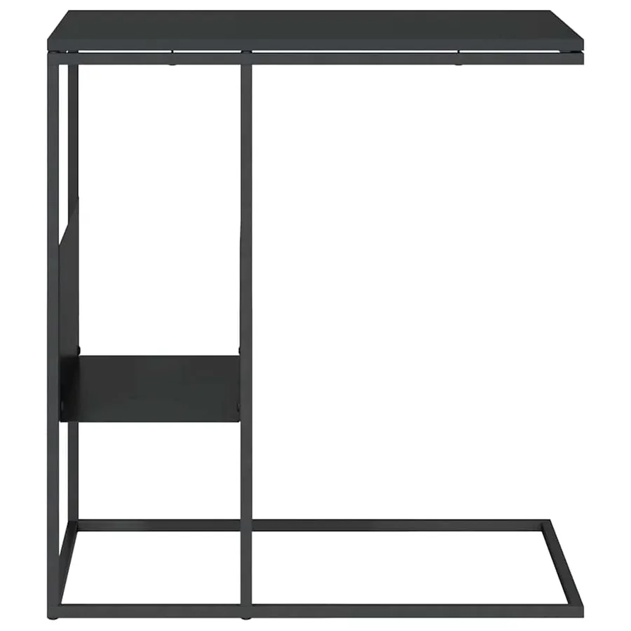 Table d'appoint Noir 55x36x59,5 cm Bois d'ingénierie - 4