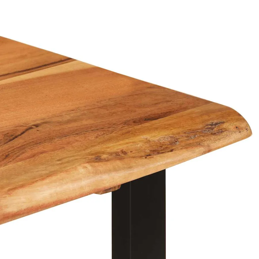Table à dîner 110x50x76 cm Bois d'acacia solide - 8