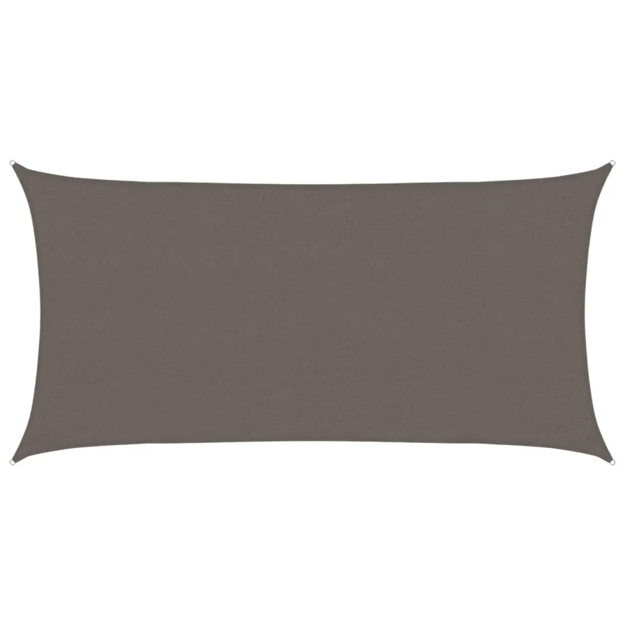 Parasol en PEHD rectangulaire 2x4 m Anthracite - 2