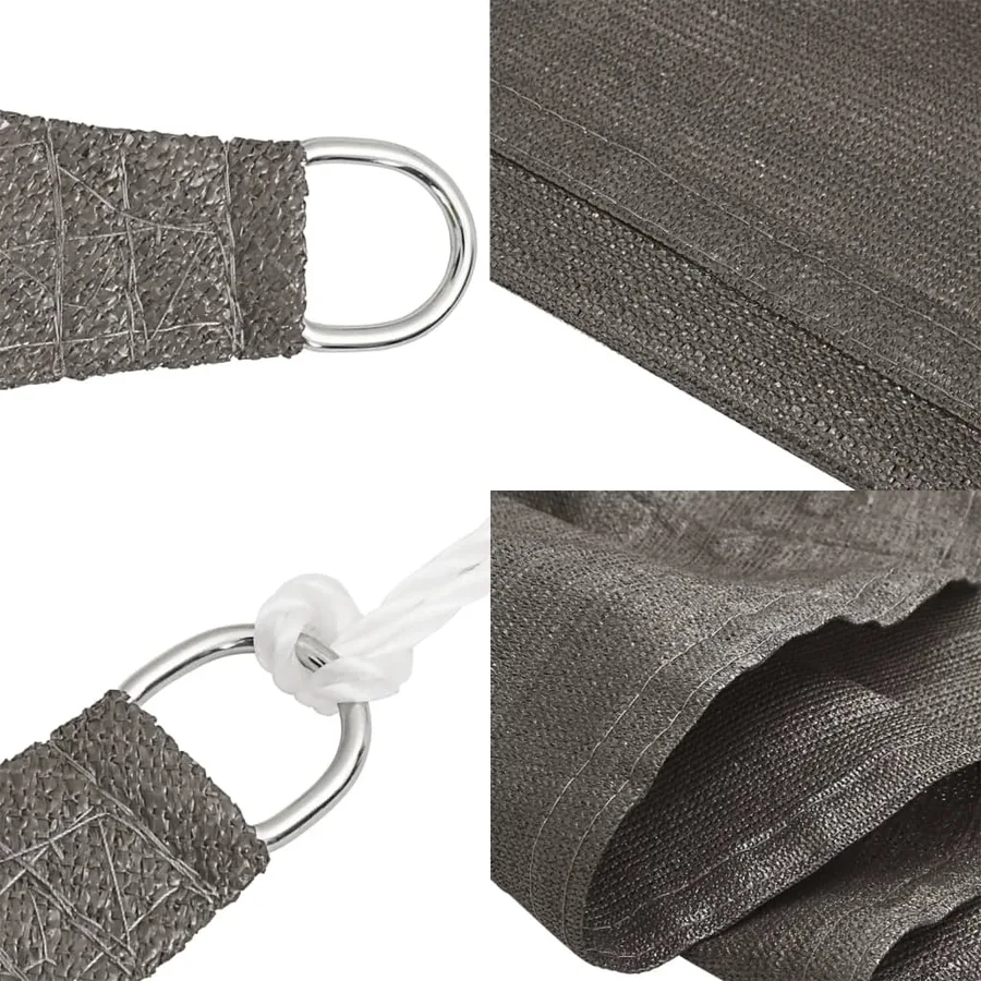 Parasol en PEHD rectangulaire 2x4 m Anthracite - 7