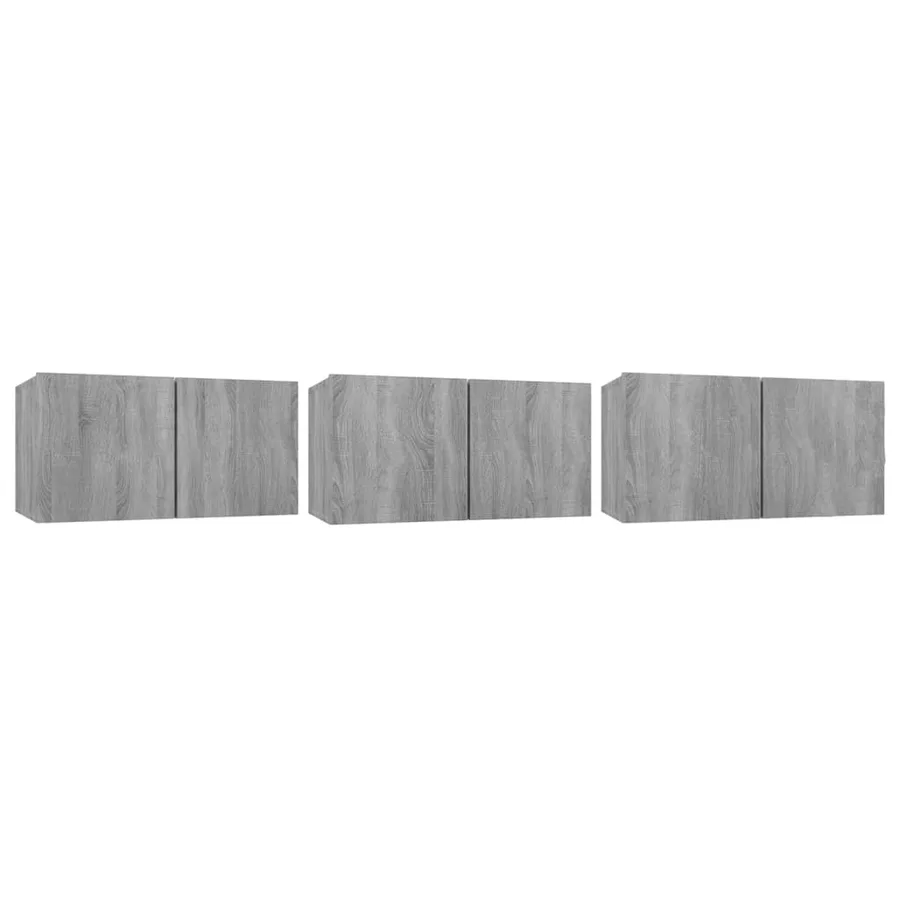 Ensemble de meubles TV 5 pcs Sonoma gris Bois d'ingénierie - 5