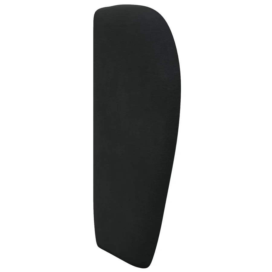 Oreille de tête de lit Noir 40 x 23 x 6 cm Velours - 5