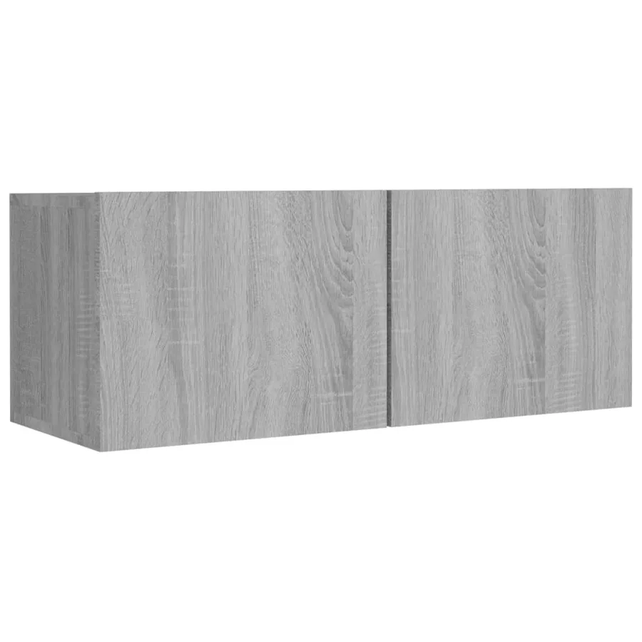 Ensemble de meubles TV 8 pcs Sonoma gris Bois d'ingénierie - 4