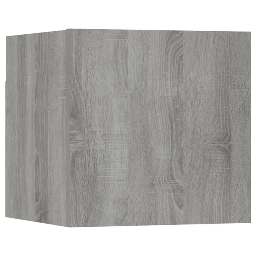 Ensemble de meubles TV 8 pcs Sonoma gris Bois d'ingénierie - 6