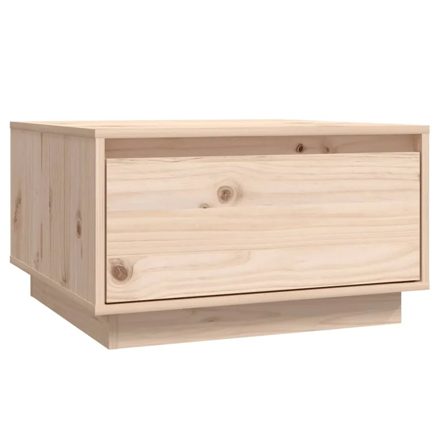 Table basse 55x56x32 cm Bois massif de pin - 2