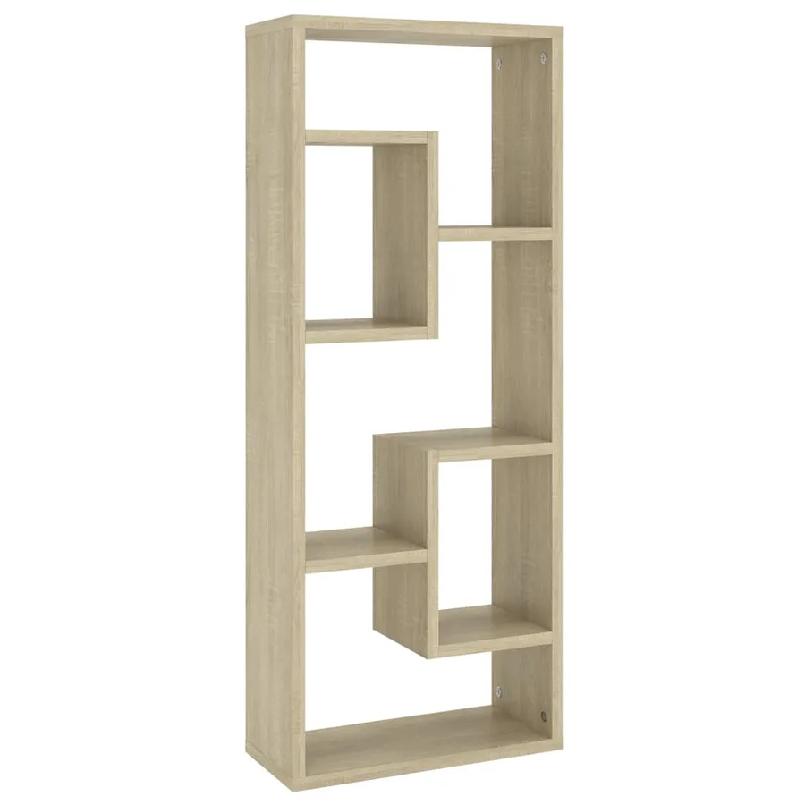 Étagère murale Chêne sonoma 36x16x90 cm Bois d'ingénierie - 2