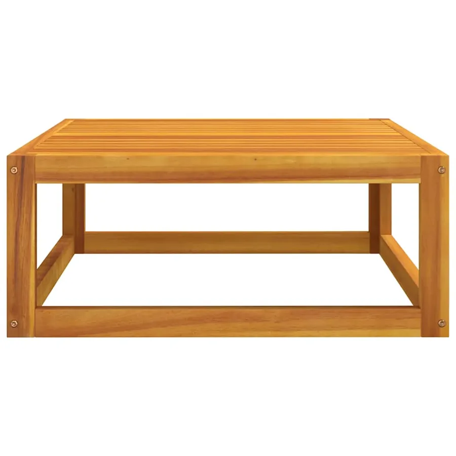 Salon de jardin 3 pcs avec coussins bois massif d'acacia - 9