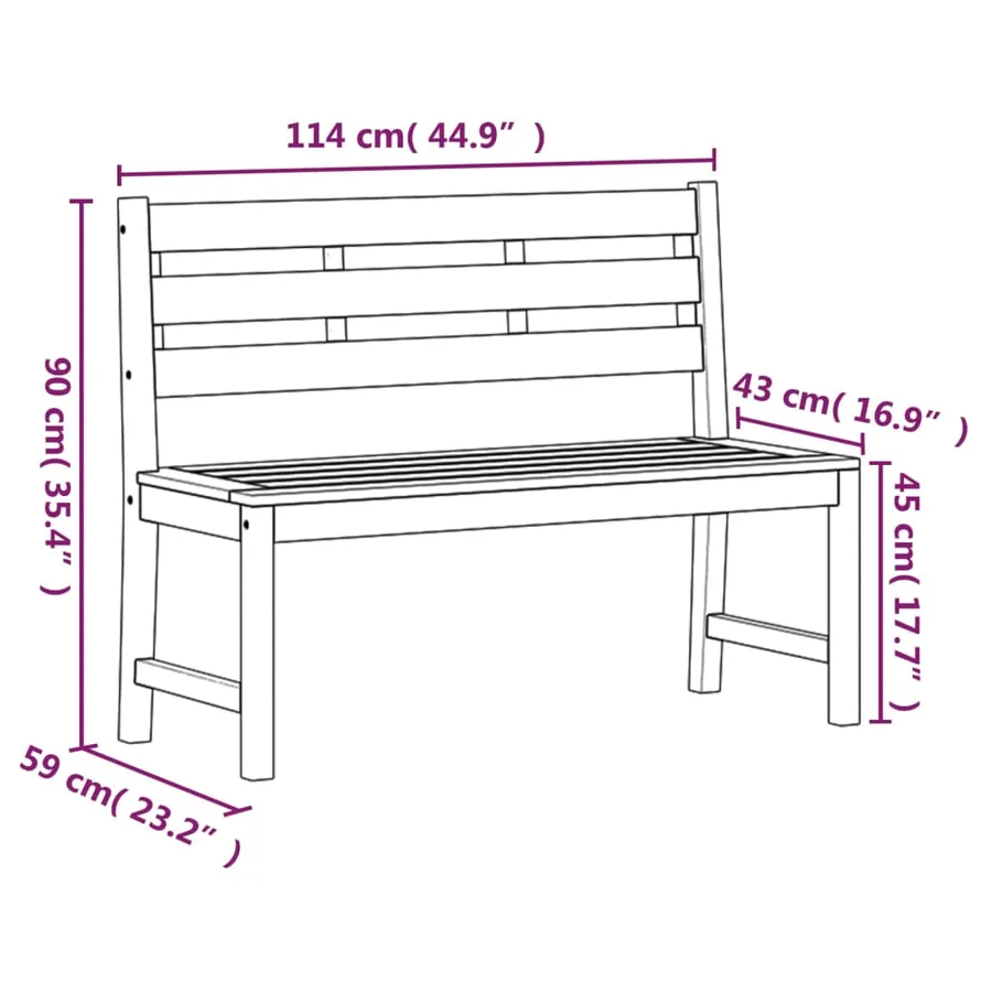 Ensemble à manger de jardin 5pcs Bois de teck massif - 13