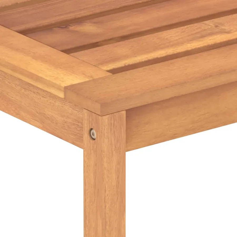 Ensemble à manger de jardin 5pcs Bois de teck massif - 6