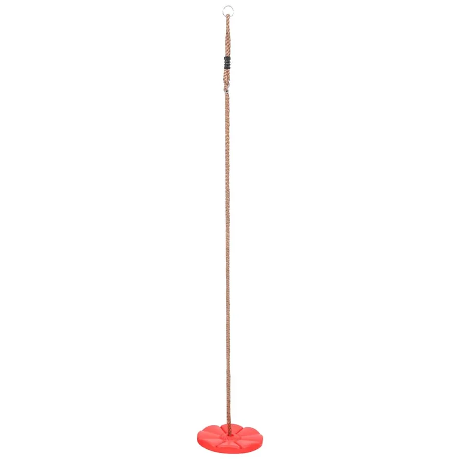 Balançoire à plaque 200 cm Rouge - 2