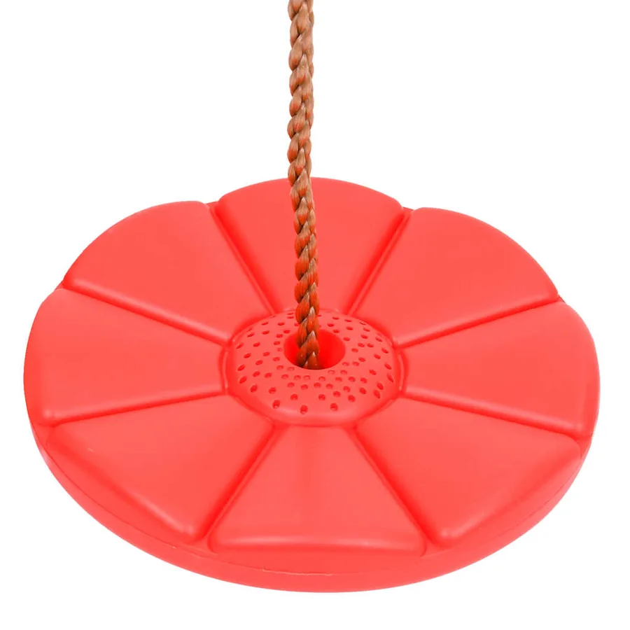 Balançoire à plaque 200 cm Rouge - 4
