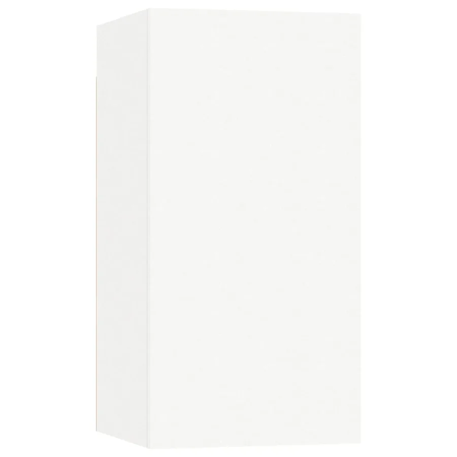 Ensemble de meubles TV 6 pcs Blanc Bois d'ingénierie - 5