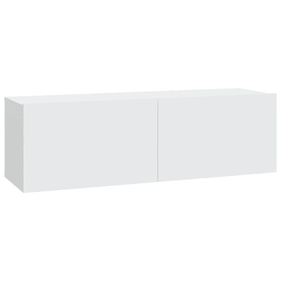 Ensemble de meubles TV 7 pcs Blanc Bois d'ingénierie - 7