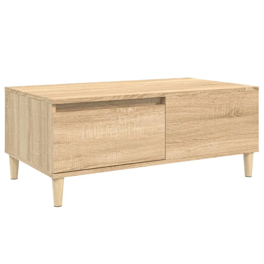Table basse Chêne sonoma 90x50x36,5 cm Bois d'ingénierie - 2