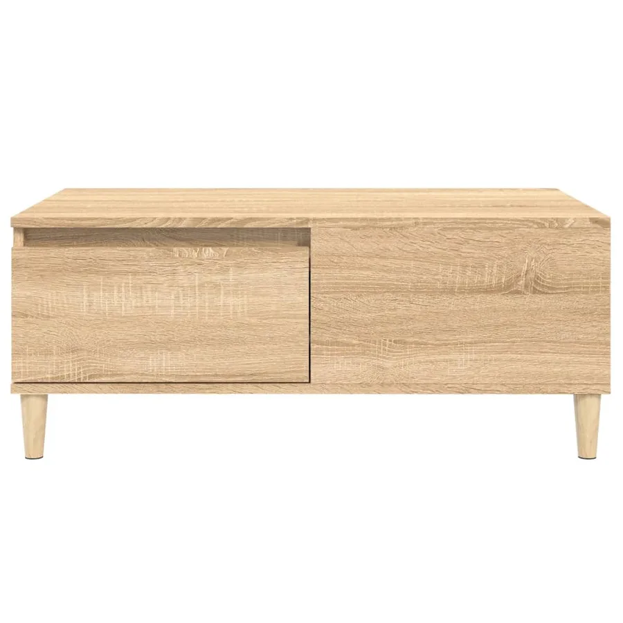 Table basse Chêne sonoma 90x50x36,5 cm Bois d'ingénierie - 7