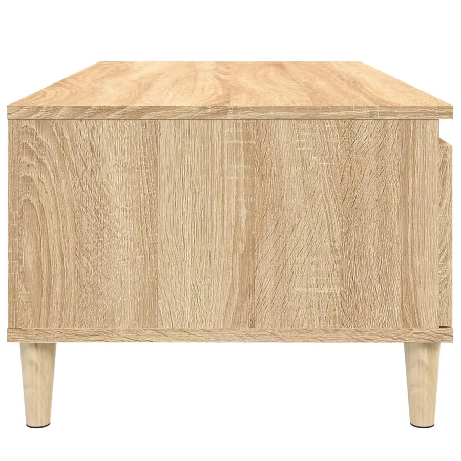 Table basse Chêne sonoma 90x50x36,5 cm Bois d'ingénierie - 8