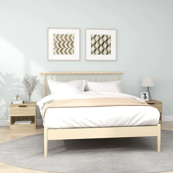 Tables de chevet 2 pcs Chêne Sonoma Bois d'ingénierie