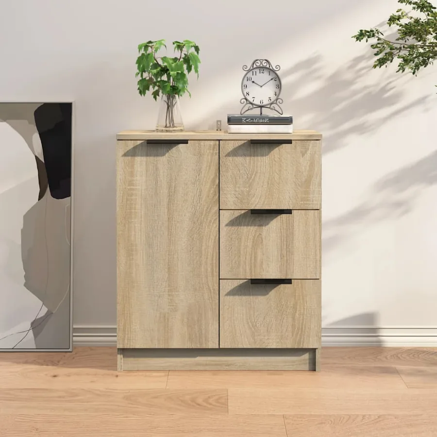 Buffet Chêne sonoma 60x30x70 cm Bois d'ingénierie