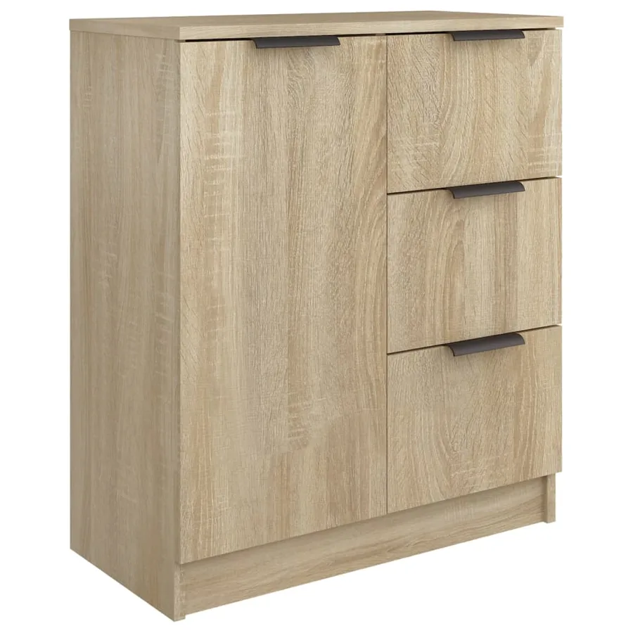 Buffet Chêne sonoma 60x30x70 cm Bois d'ingénierie - 2