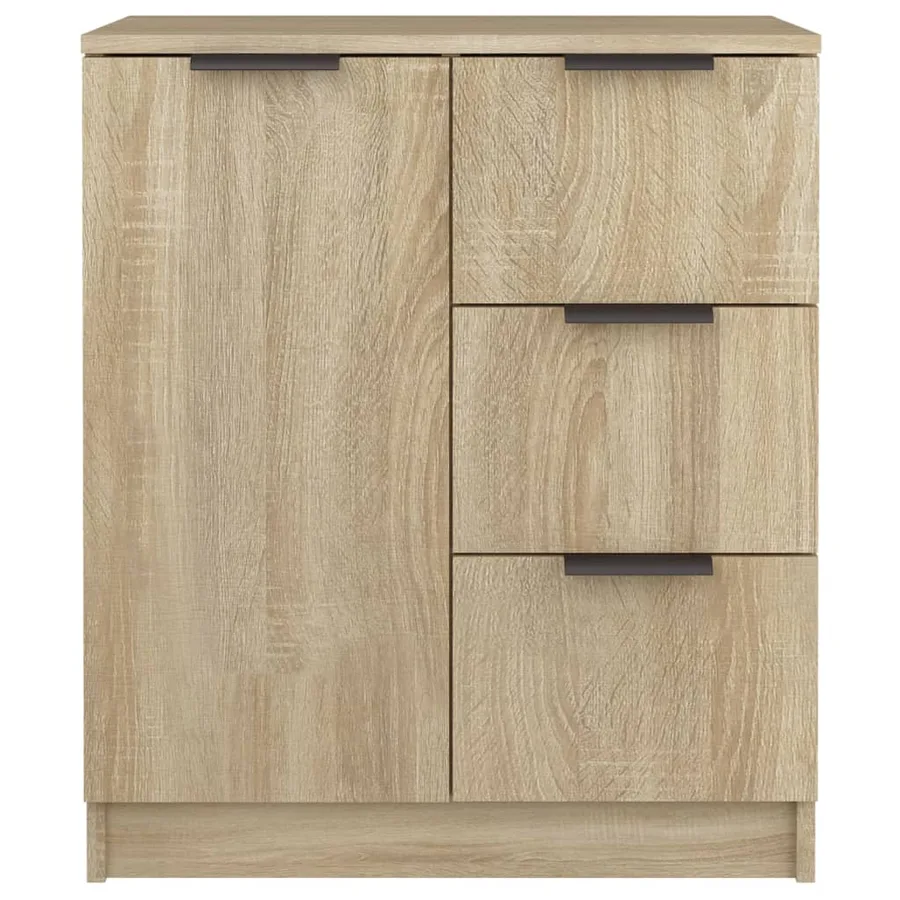 Buffet Chêne sonoma 60x30x70 cm Bois d'ingénierie - 3