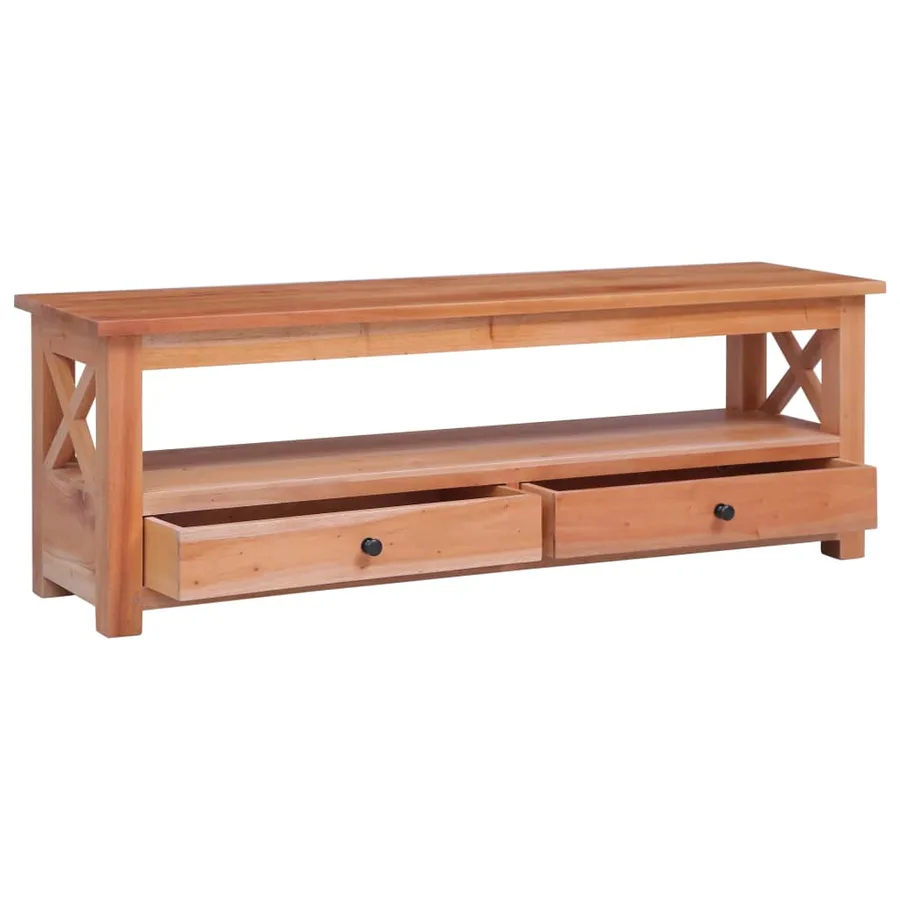 Meuble TV 120x30x40 cm Bois d'acajou massif - 2