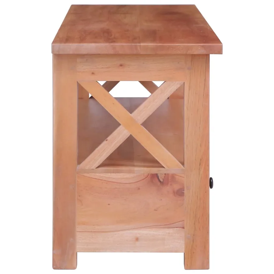 Meuble TV 120x30x40 cm Bois d'acajou massif - 4