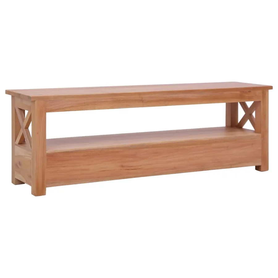 Meuble TV 120x30x40 cm Bois d'acajou massif - 5