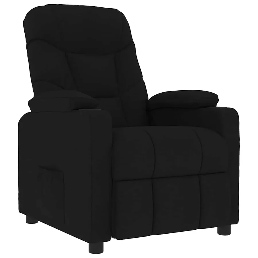 Fauteuil de massage Noir Tissu - 2