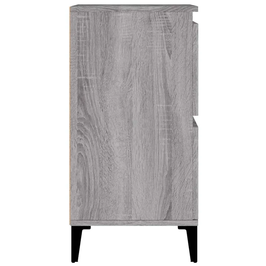 Buffet Sonoma gris 60x35x70 cm Bois d'ingénierie - 7