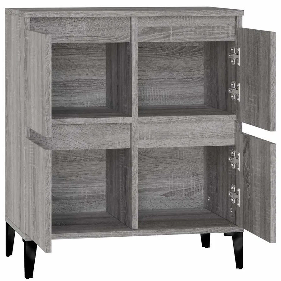 Buffet Sonoma gris 60x35x70 cm Bois d'ingénierie - 8