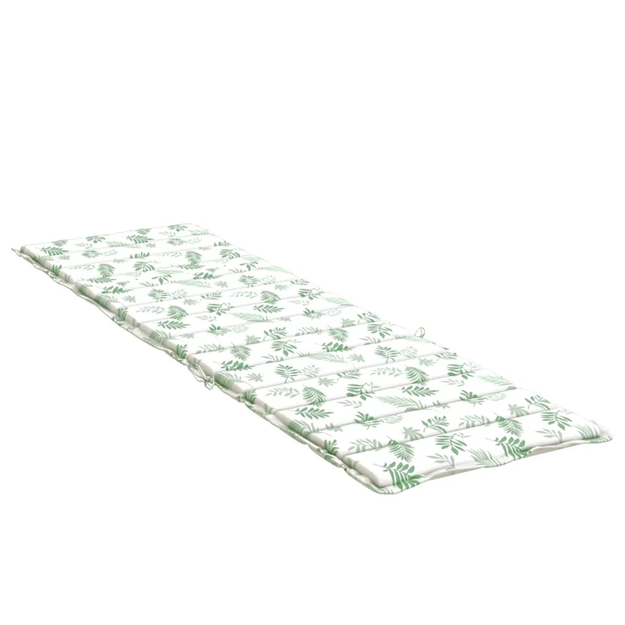 Coussin de chaise longue motif de feuilles tissu oxford - 4