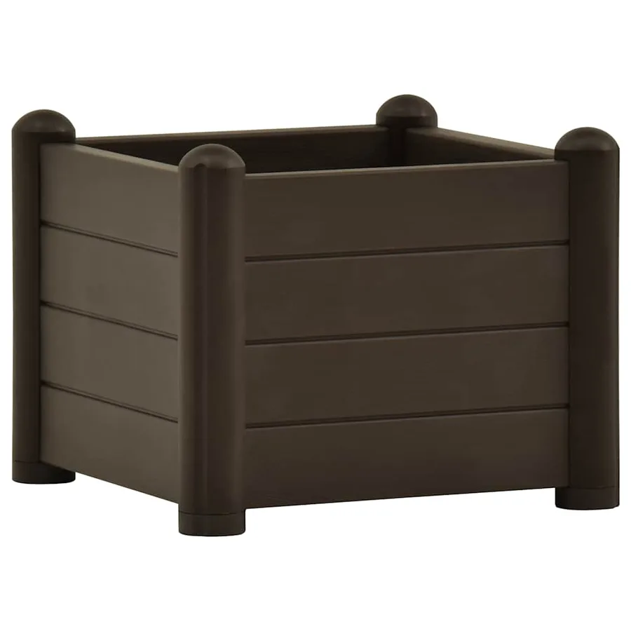 Lit surélevé de jardin PP Moka 43x43x35 cm - 2