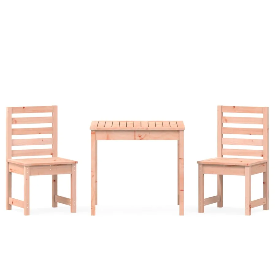 Ensemble de bistrot de jardin 3 pcs bois massif Douglas - 2