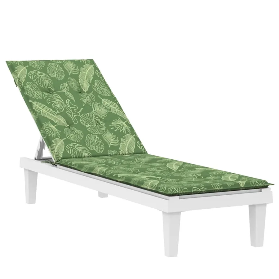 Coussin de chaise longue motif de feuilles tissu oxford - 3