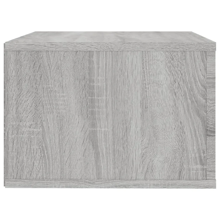 Table de chevet murale Sonoma gris 50x36x25 cm - 8