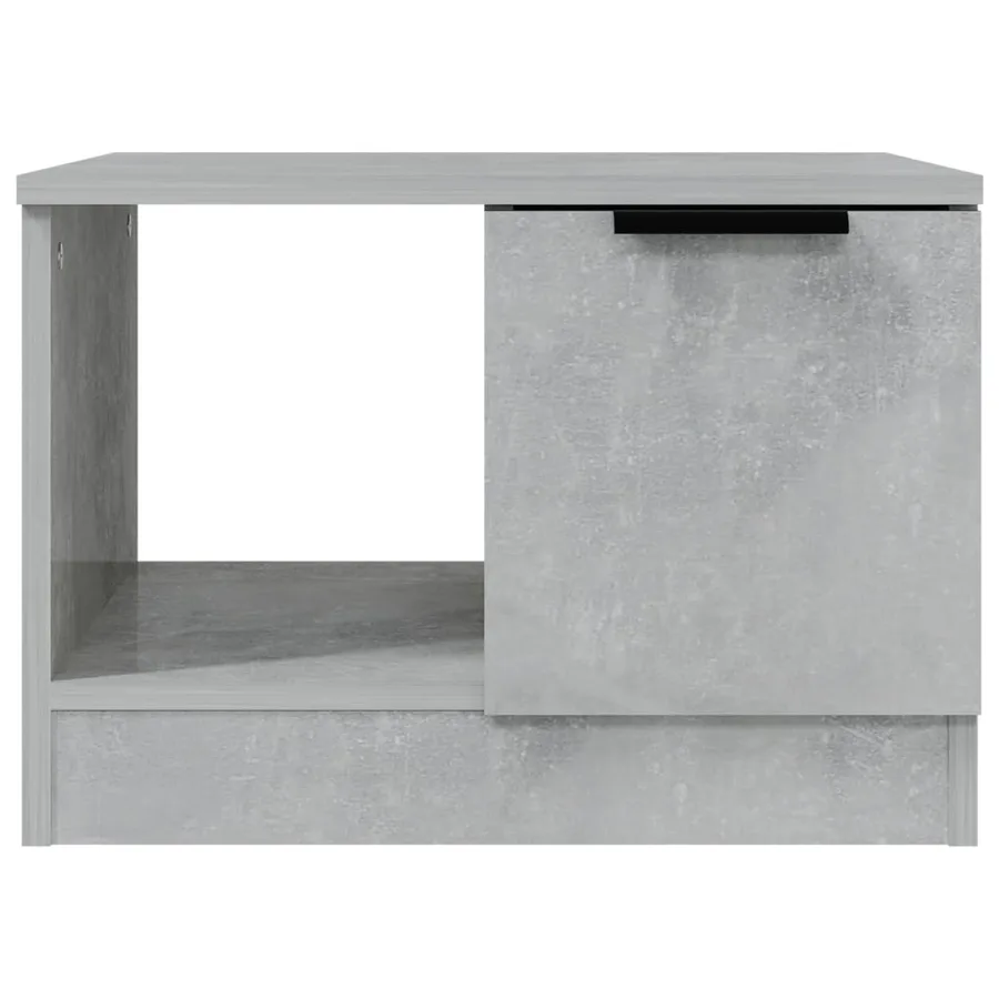 Table basse gris béton 50x50x36 cm bois d'ingénierie - 5