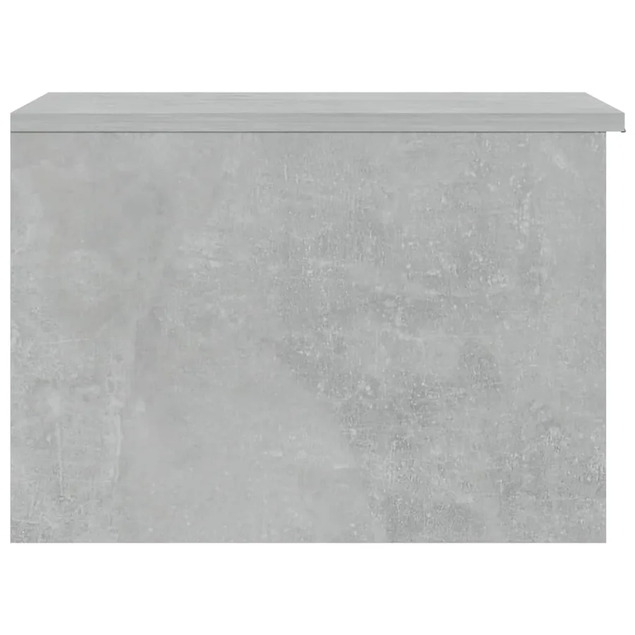 Table basse gris béton 50x50x36 cm bois d'ingénierie - 7