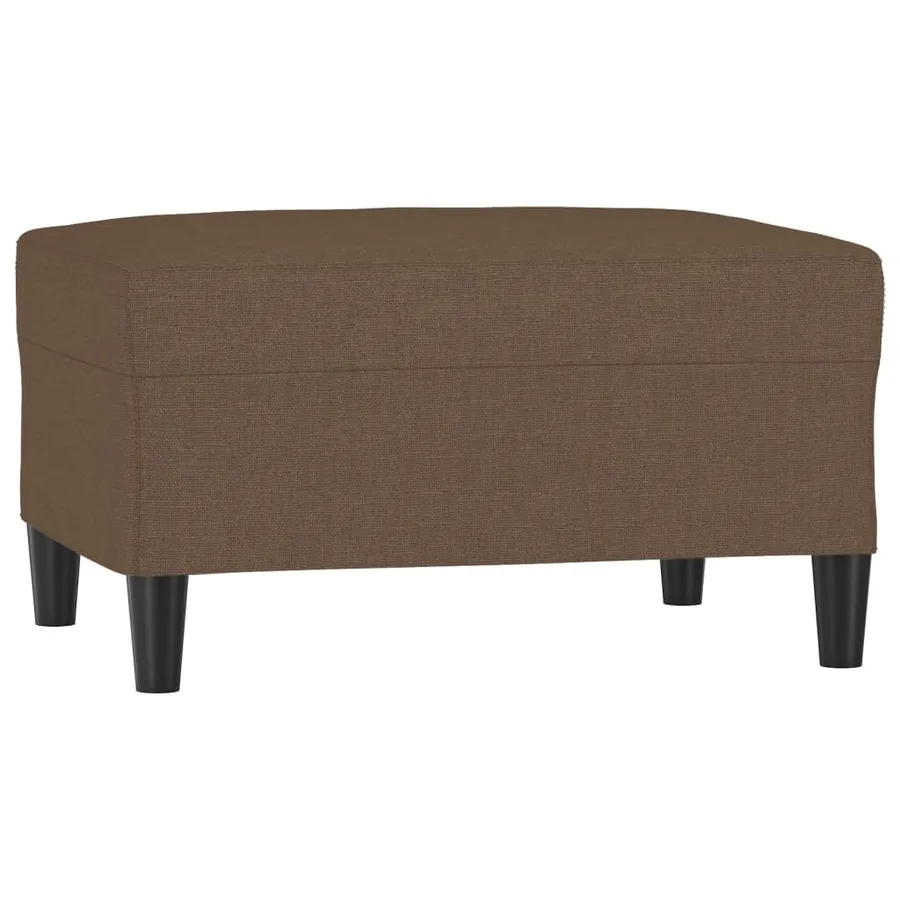 Repose-pied Marron 70x55x41 cm Tissu - 2