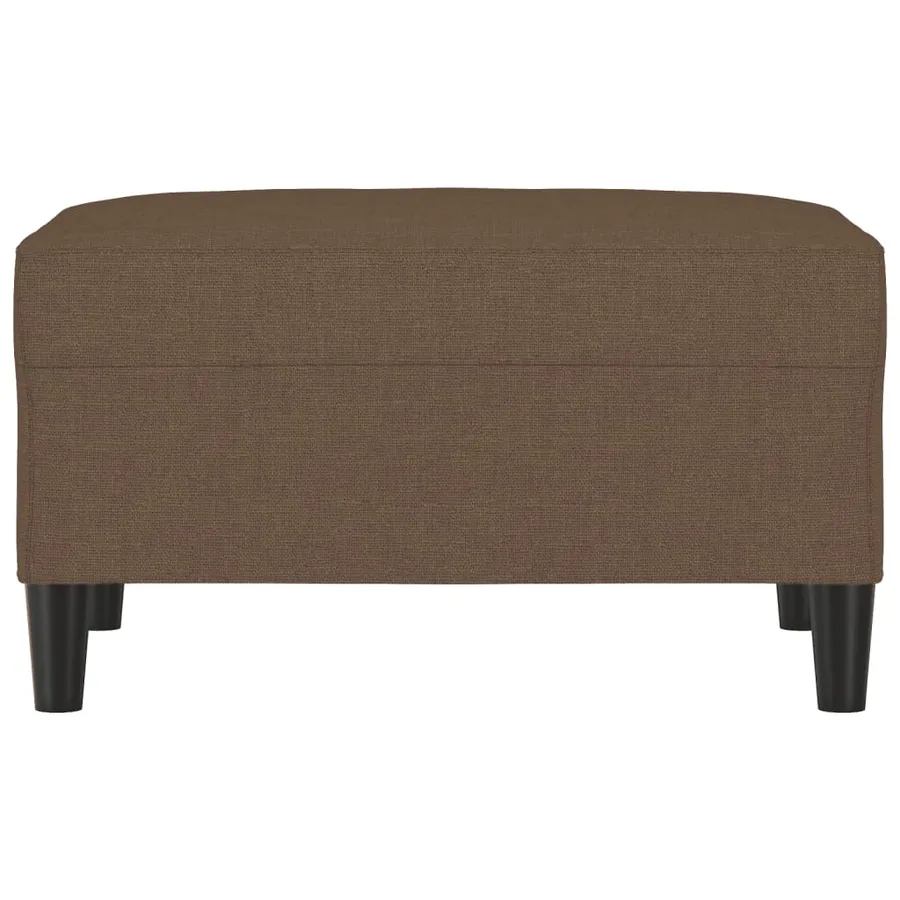 Repose-pied Marron 70x55x41 cm Tissu - 3