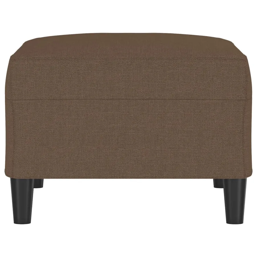 Repose-pied Marron 70x55x41 cm Tissu - 4