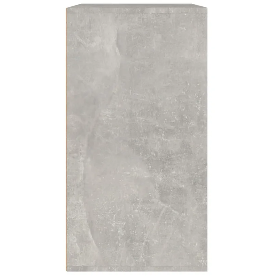 Armoire à cosmétiques Gris béton 80x40x75 cm Bois d'ingénierie - 7