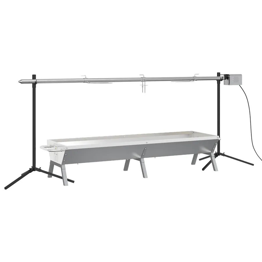 Ensemble de grille et de plateau automatique pour barbecue inox - 2
