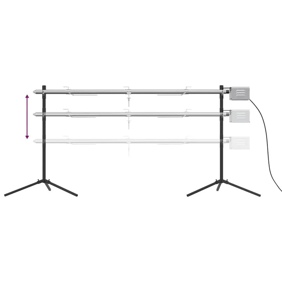 Ensemble de grille et de plateau automatique pour barbecue inox - 5