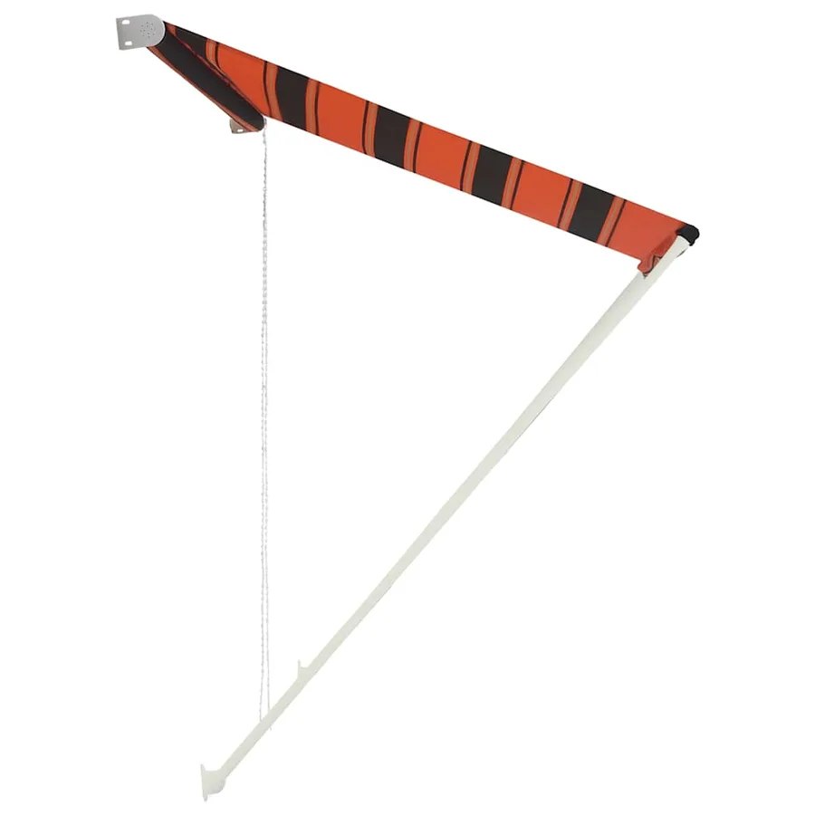 Auvent rétractable 350x150 cm Orange et marron - 3