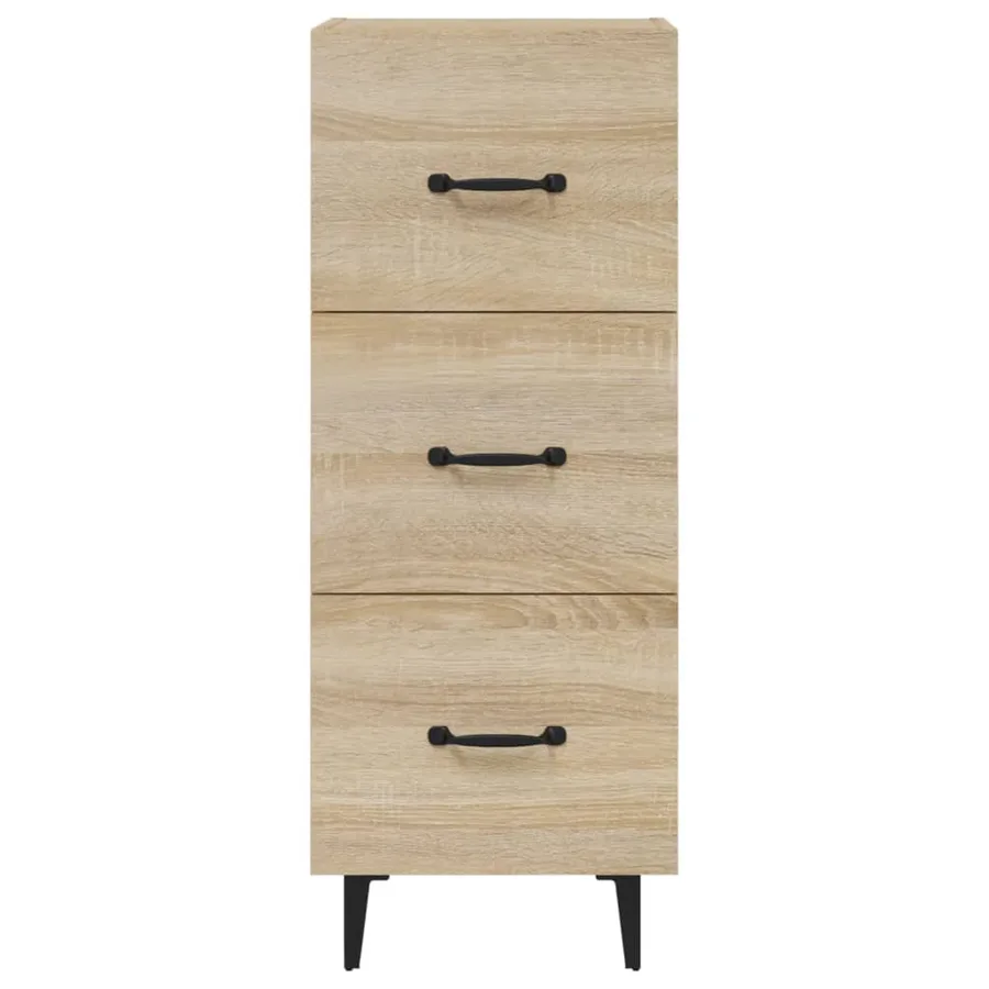 Buffet Chêne sonoma 34,5x34x90 cm Bois d'ingénierie - 5