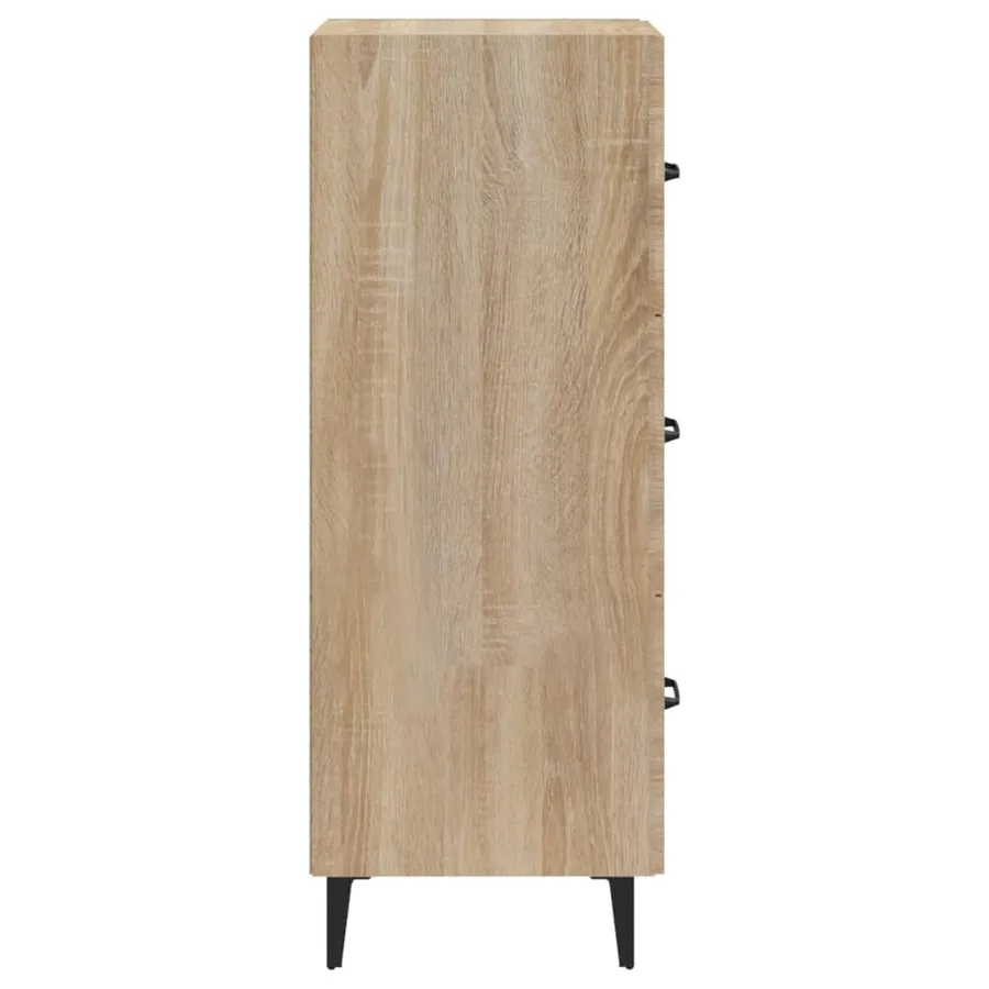 Buffet Chêne sonoma 34,5x34x90 cm Bois d'ingénierie - 7