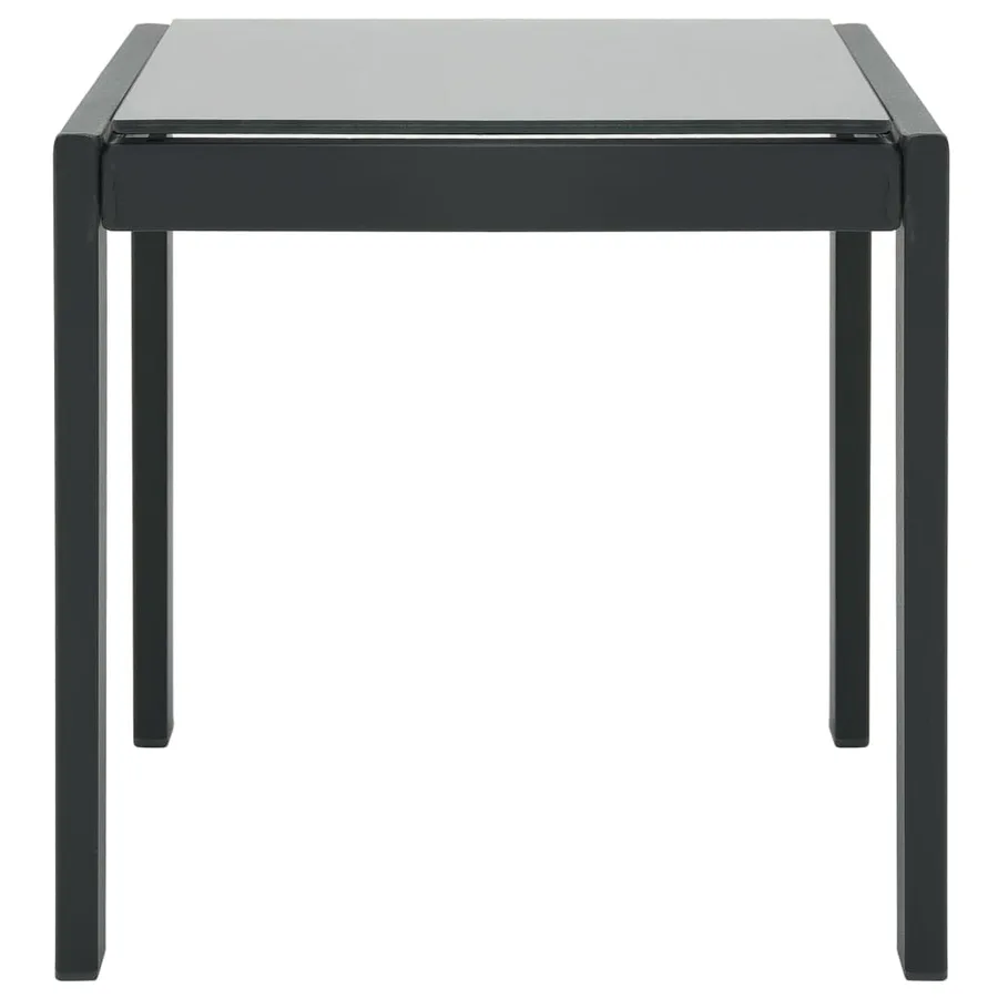 Chaises longues lot de 2 avec table Textilène et acier - 9