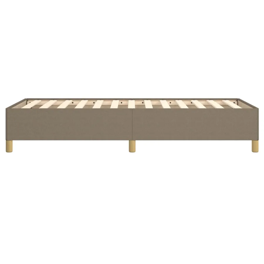 Cadre de lit sans matelas taupe 80x200 cm tissu - 6