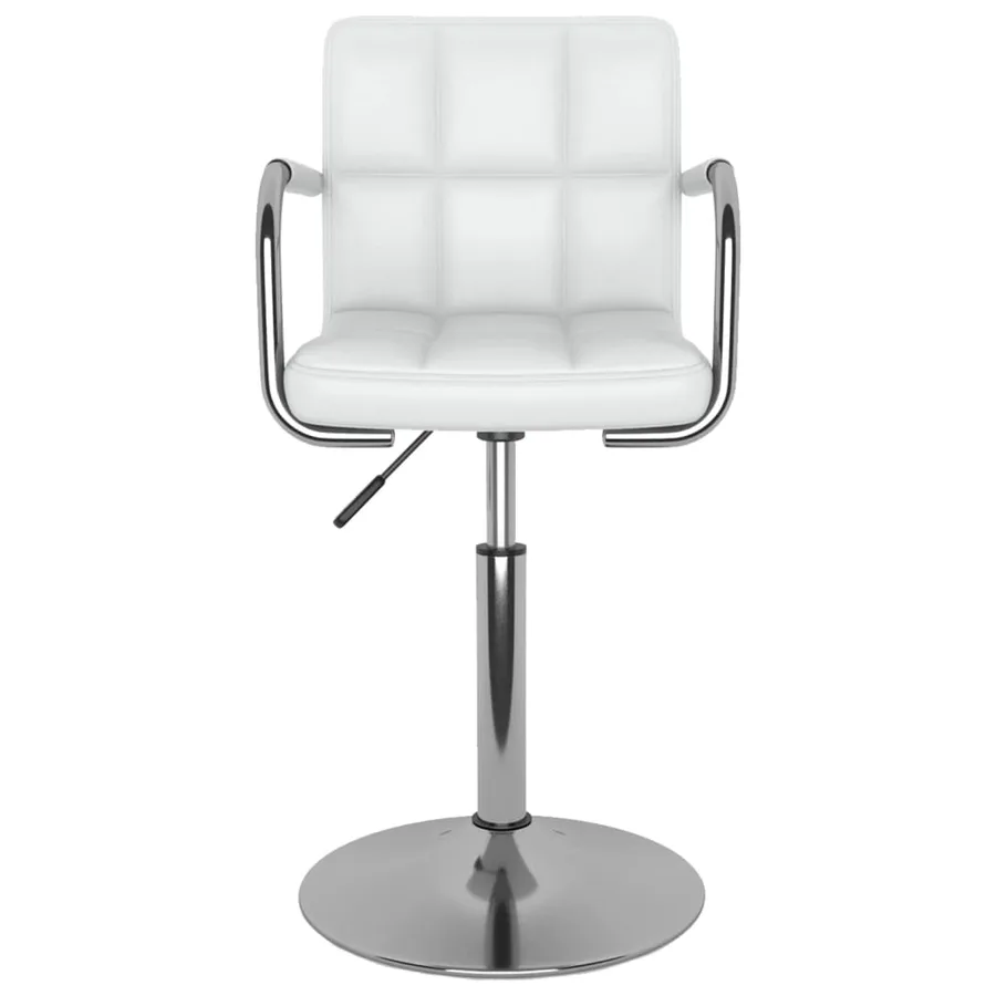Chaise de salle à manger Blanc Similicuir - 2
